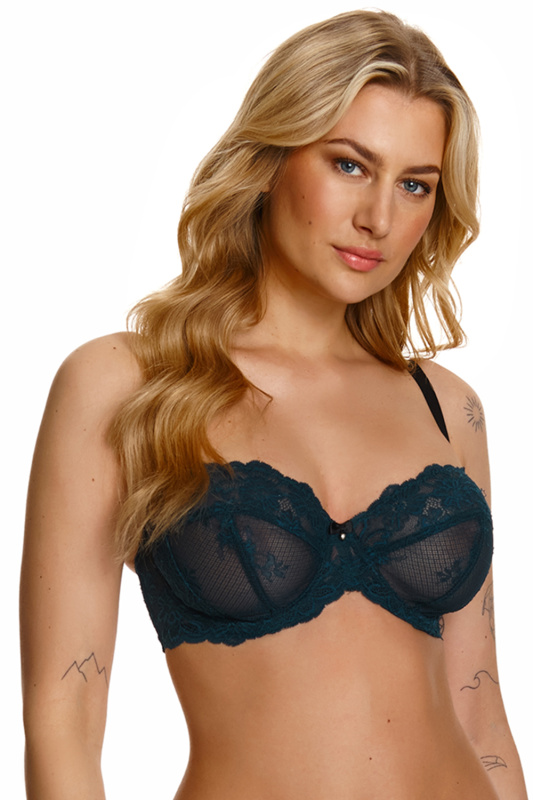 lupo Podprsenka Lupoline 2409 Big Barva: Tyrkysová, Velikost: 70I