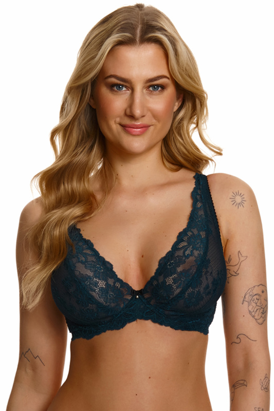 Podprsenka Lupoline 2410 Barva: Tyrkysová, Velikost: 65H