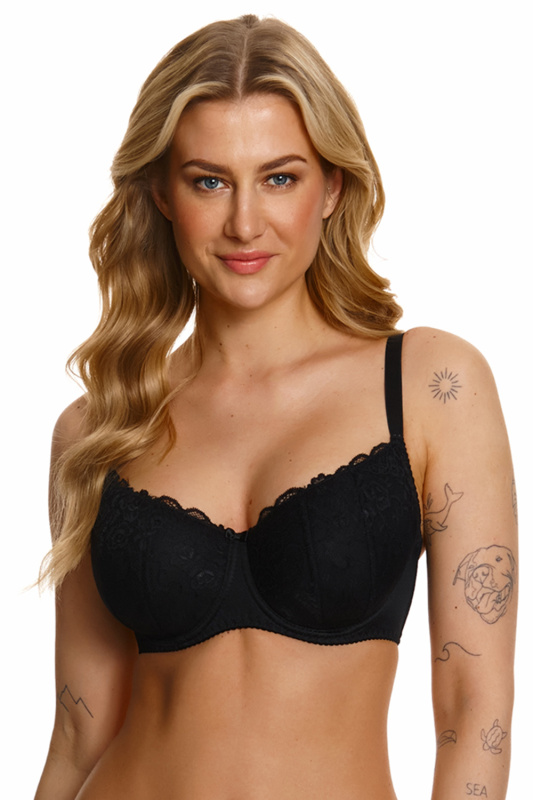 Podprsenka Lupoline 152 Barva: Černá, Velikost: 75F