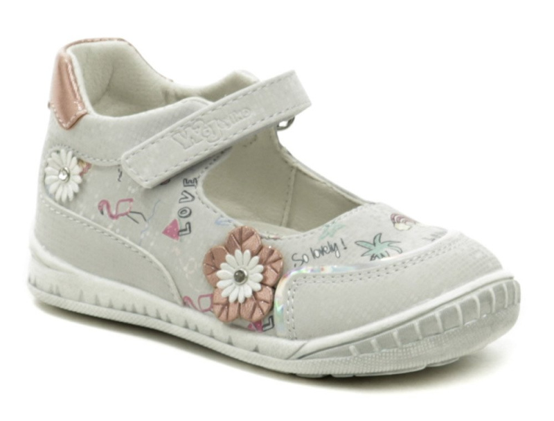 Wojtylko 2B23705 šedé dívčí střevíčky EUR 30