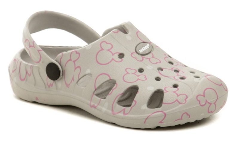 Axim 5K23765 šedé dívčí nazouváky crocsy EUR 30