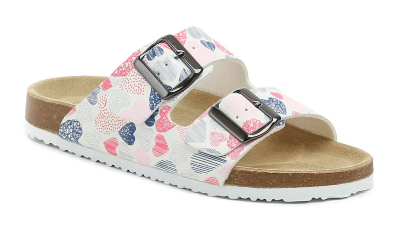 Wojtylko 7KL24337 bílo růžové dámské zdravotní pantofle EUR 37