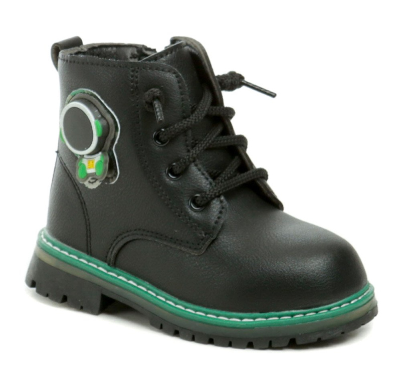 Wojtylko 1Z25057C černé chlapecké zimní boty EUR 23