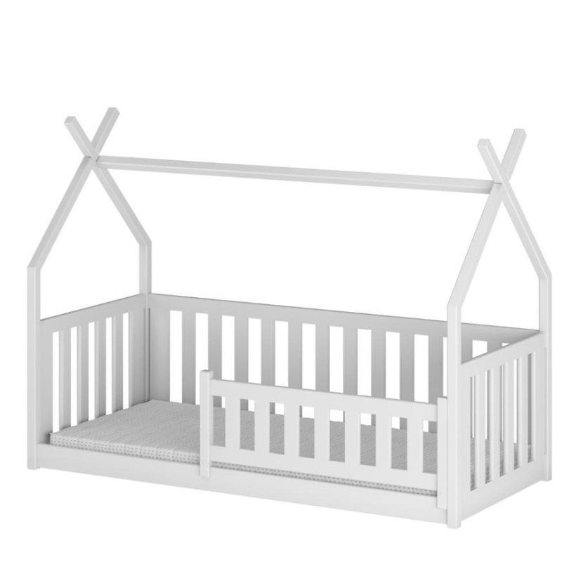 Posteľ Domček Bodzio 90x200 white