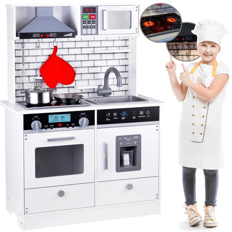 BB-Shop Velký dřevěný kuchyňský světelný zvuk
