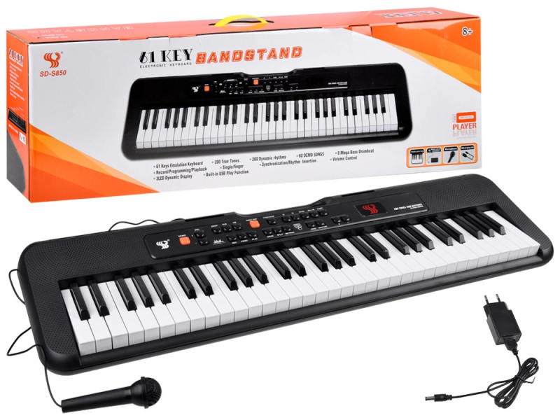 Velké multifunkční klávesy se 61 klávesami