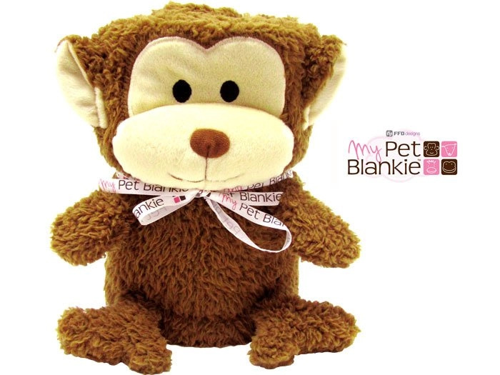 JOKO deka Cuddly Monkey Pink