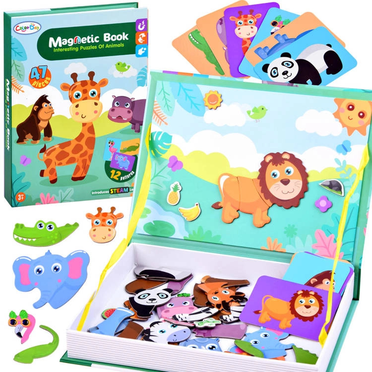 JOKOMISIADA Magnetické puzzle ANIMALS ZOO