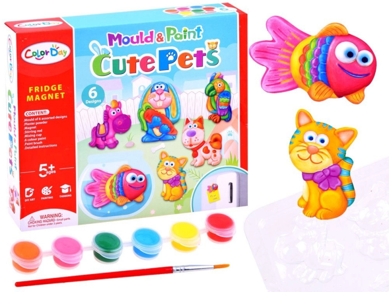 DIY kreativní výtvarná sada ANIMALS magnety ZA2867