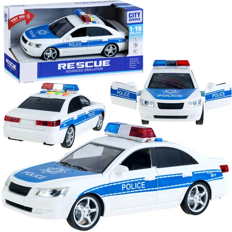 Jokomisiada Auto se zvukem a světlem policejní auto