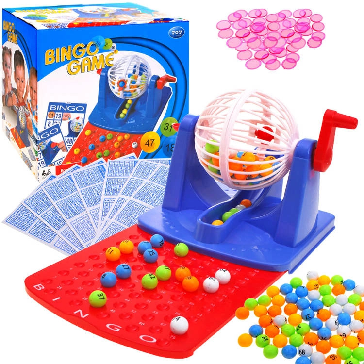 FunPlay 1556 Hra bingo 21,6x1,9x11,4cm růžová