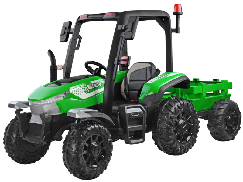 Tomido Elektrický traktor s přívěsem Blast GREEN