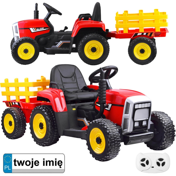 Jokomisiada Elektrický traktor PA0242 červený