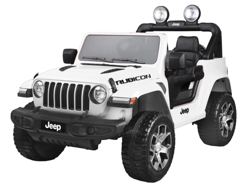 Dětské autíčko na akumulátor Jeep Wrangler Rubicon 4x4 – Bílá