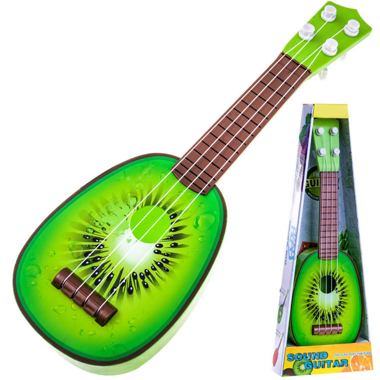 Ovocná ukulele kytara pro děti – kiwi