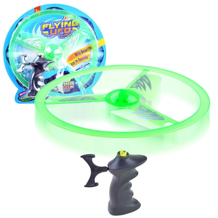 Disc zburător cu efect de lanț luminos SP0639 – Zelená