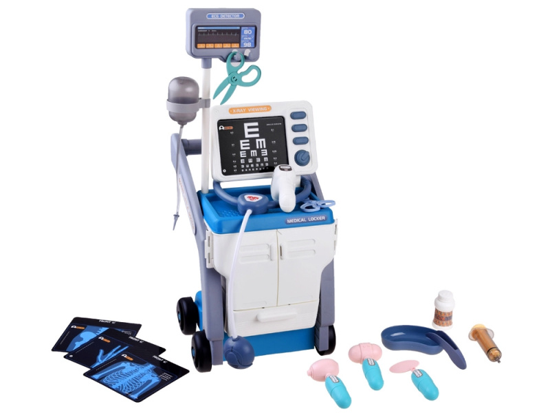 RKToys Zdravotnický vozík Happy Doctor Modrý
