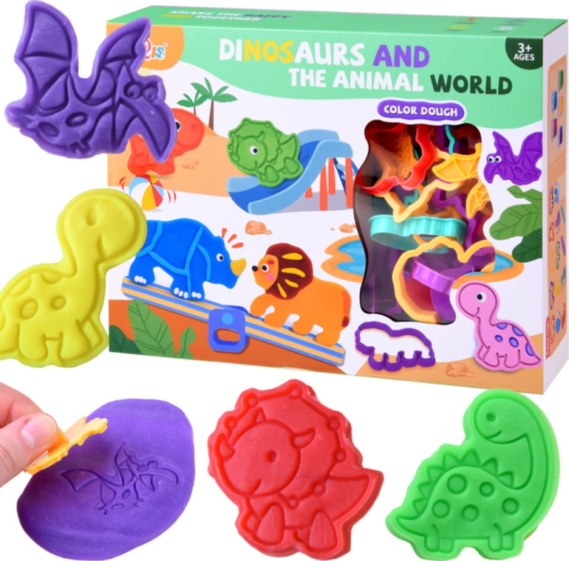 Sada modelíny s formičkami dinosauři