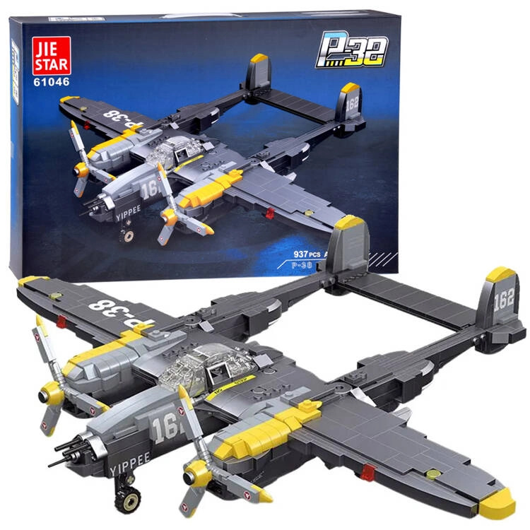 JOKOMISIADA Bojové letadlo P-38, 937 ks