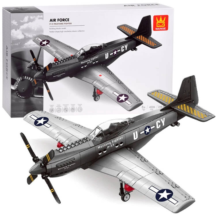 JOKOMISIADA Bojové letadlo P-51 Fighter, 258 ks
