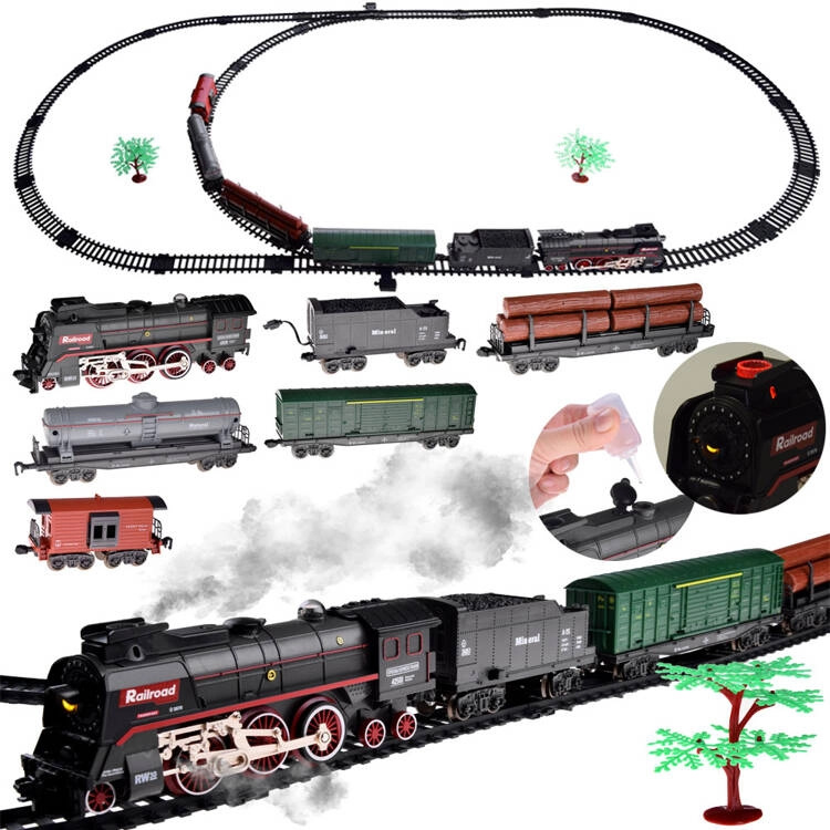 Doris vláčkodráha na baterie s kouřovými a světelnými efekty Rail King