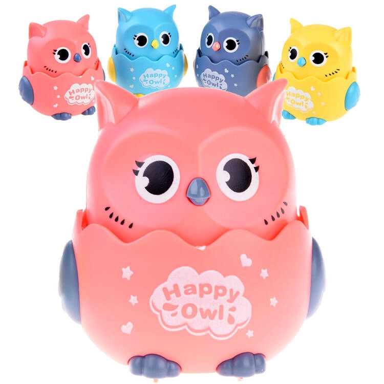Toys Group Jezdící sova na kolečkách šedá