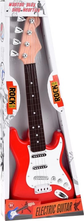 Elektrická dětská kytara s rockovým zvukem – Modrá