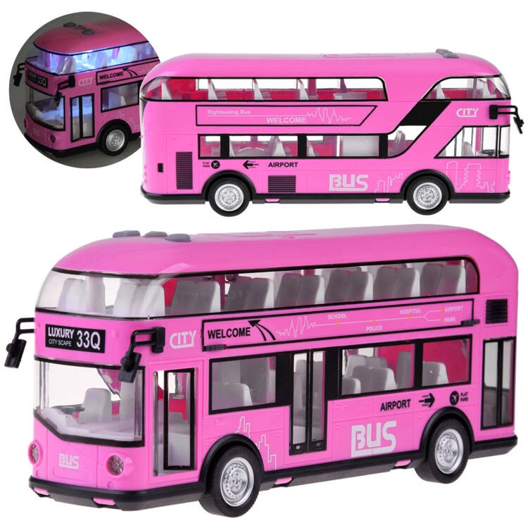 JOKO Patrový autobus Pinky s otevíracími dveřmi