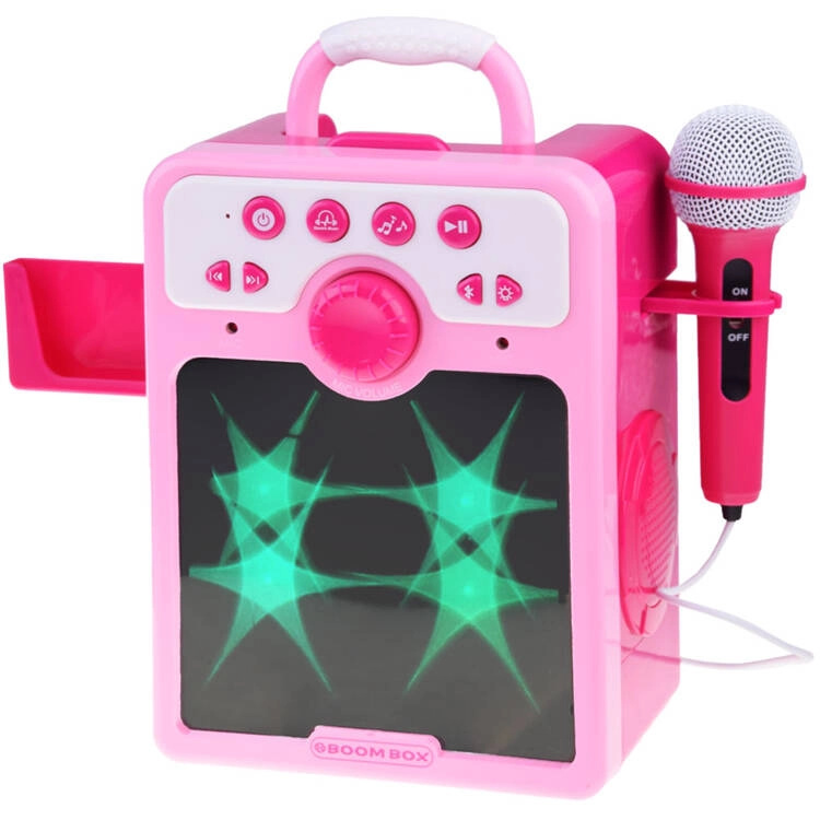 JOKO s mikrofonem Boombox Růžová