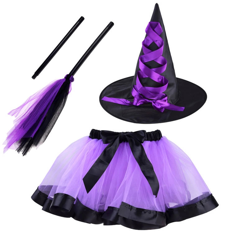ZA4806 FI Halloweenský Čarodějnice Fialová