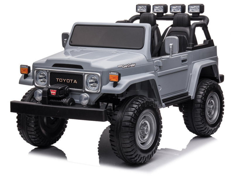 Dětské elektrické auto Toyota Land Cruiser – Šedá