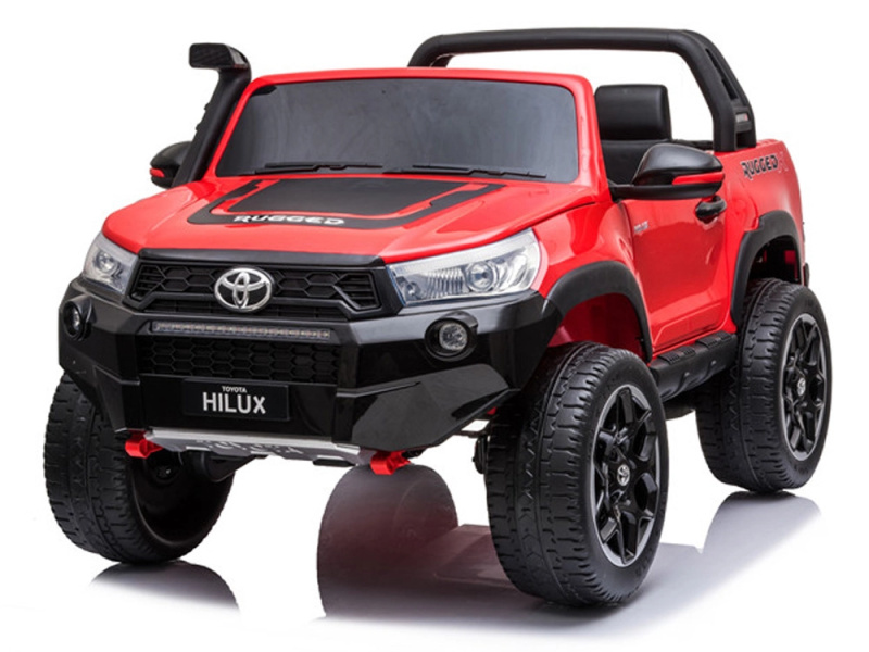 Terénní auto na akumulátor Toyota Hilux pro dvě osoby – Červená