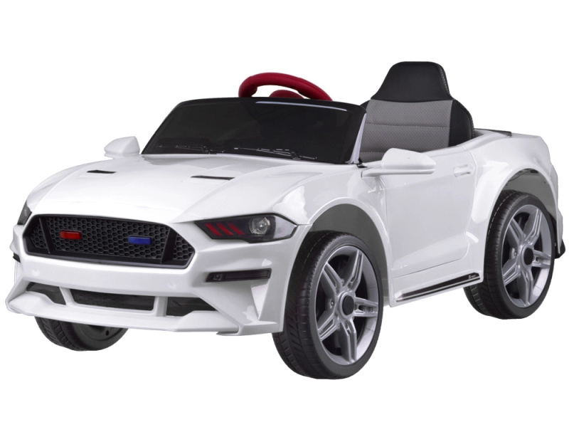 Dětské sportovní auto na akumulátor Mustang – Bílá