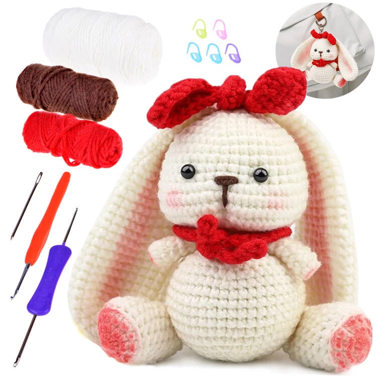 JOKO Kreativní sada DIY Uháčkuj si králíčka