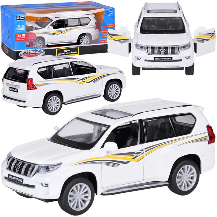 Kovový model Toyota Land Cruiser Prado s efekty
