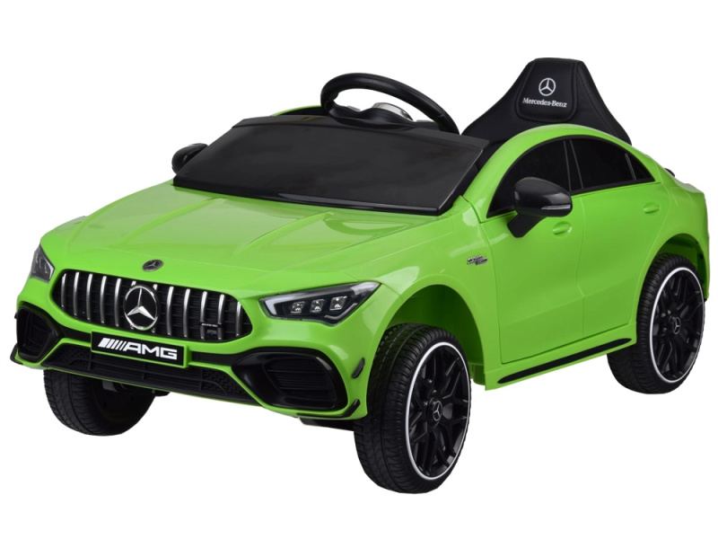 Dětské elektrické auto Mercedes AMG CLA 45s s houpacím efektem – Zelená