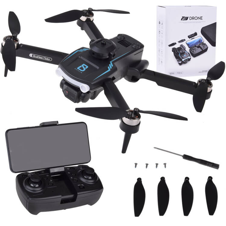 Skládací dron s kamerou a dálkovým ovládáním