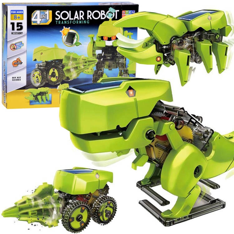 Solární dinosaurus 4 v 1 vzdělávací hračka ZA2921
