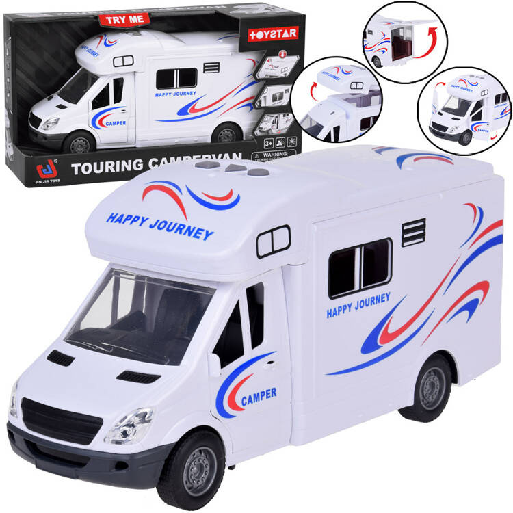 Kempovací auto s realistickými efekty