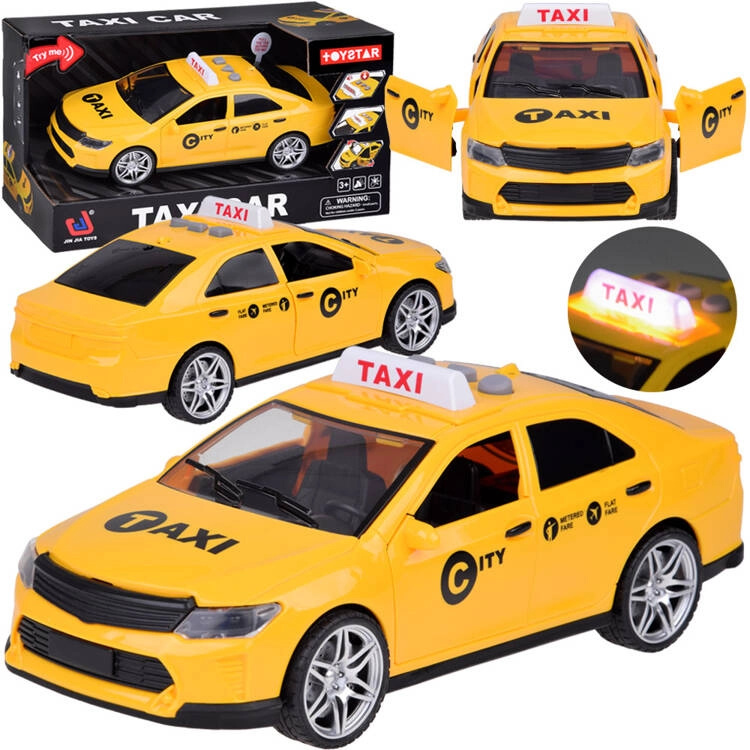 Joko Autíčko Taxik se zvuky a světly Žlutá