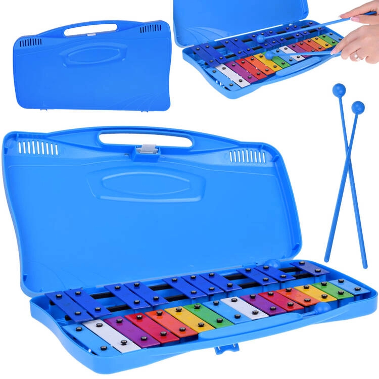 JOKO Dětský xylofon Blue v kufříku