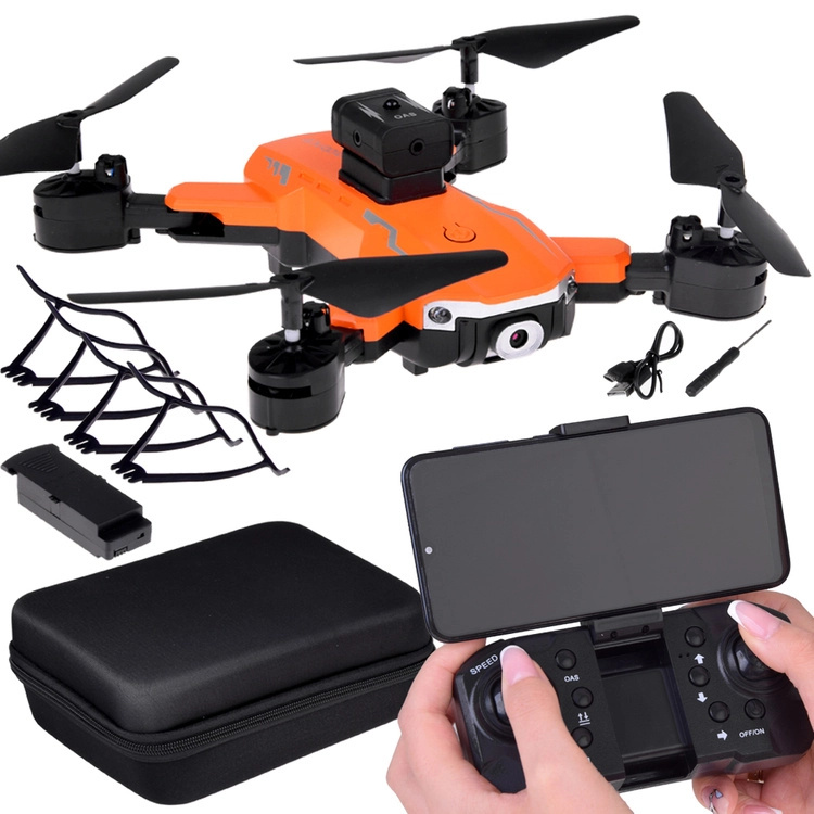 Skládací dron s dálkovým ovládáním a LED osvětlením