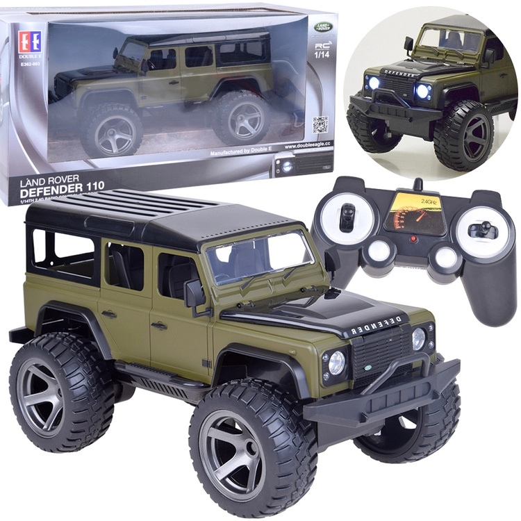 Zdalně ovládaný terénní Land Rover Defender pro děti