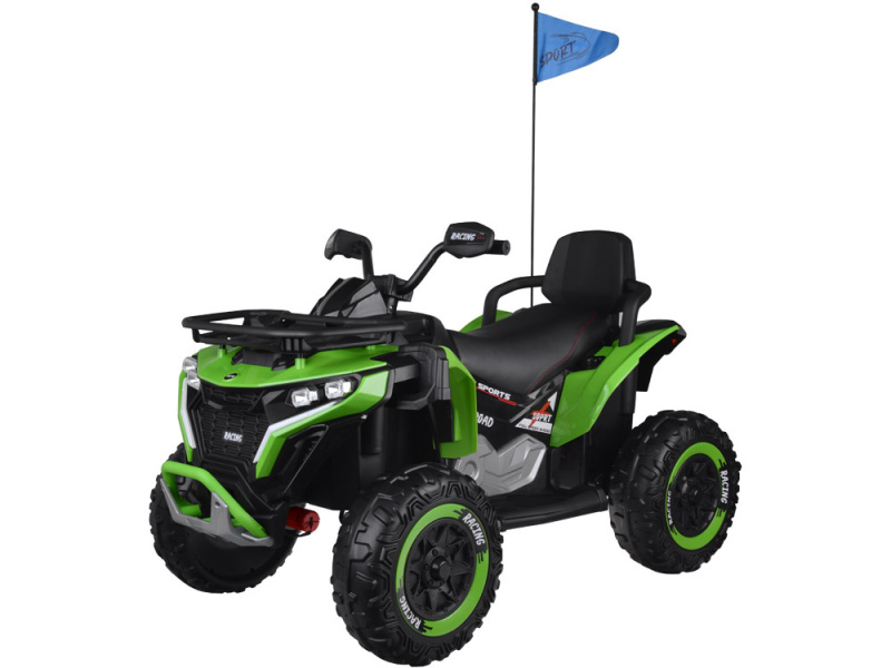 Velký dětský elektrický čtyřkolka 4x4 zelená
