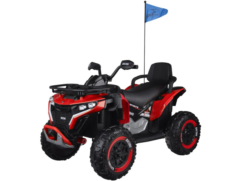 Dětská čtyřkolka na baterie 4x4 červená