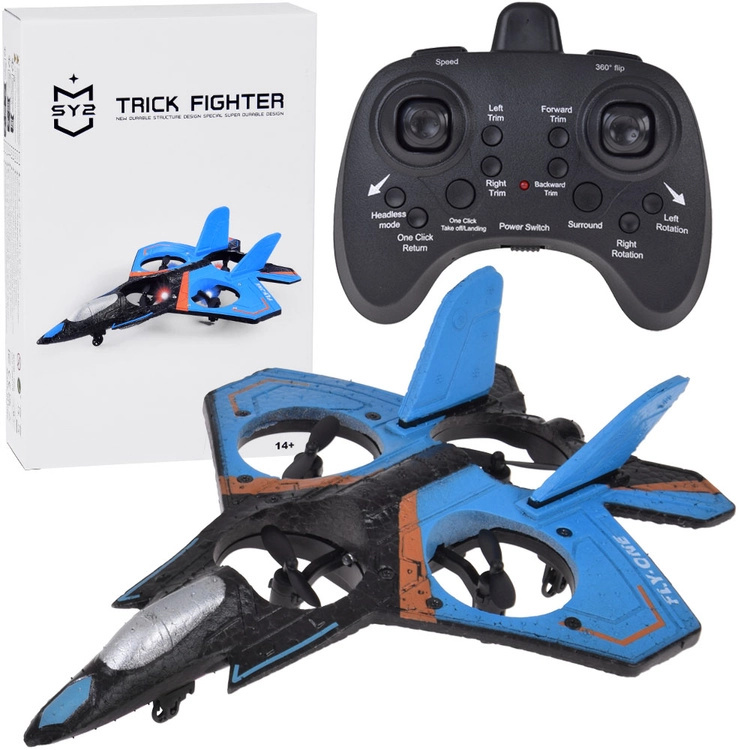 Dron na dálkové ovládání Quadcopter s LED diodami