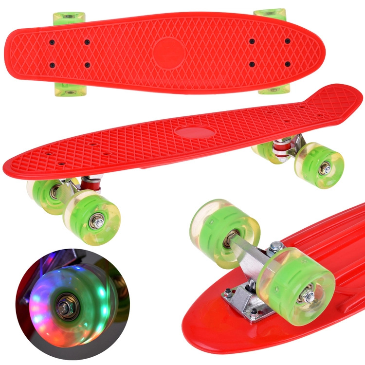 Deskorolka s LED kolečky do skateparku