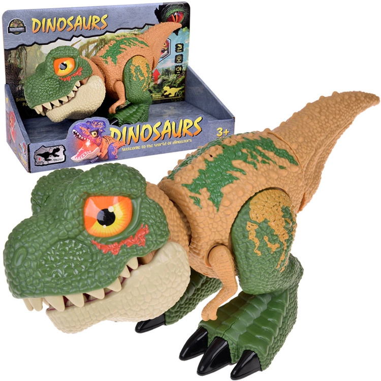 Ruchový dinosaurus Tyrannosaurus Rex se zvukovými a světelnými efekty