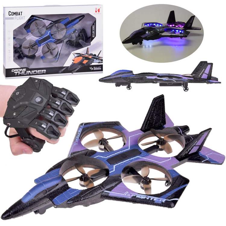 Zábavný létající dron s barevnými diodami