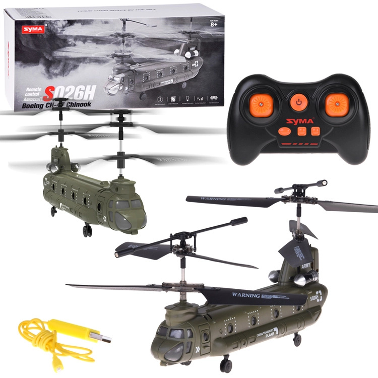 Syma RC vrtulník CH-47 CHINOOK s gyroskopem pro vnitřní létání